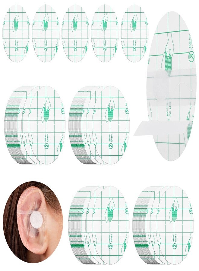 Grevosea Ear Covers for Shower, 120 Pieces Waterproof Ear Stickers Ear Covers for Swimming Shower Ear Protectors with Waterproof Cotton Ear Plugs for Shower Surfing Snorkeling and Other Water Sports - Image 1